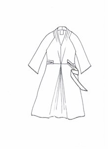 ALBA viskosklänning