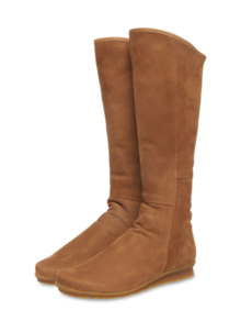 Arche skor, Barakya höga bruna stövlar i mocka, nubuck, skinn. Sköna sulor i naturlatex. K&US