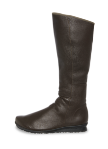 Arche skor Barakya, bruna höga stövlar i skinn. Sköna sulor i naturlatex K&US