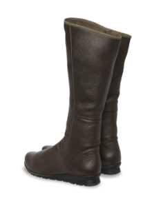 Arche skor Barakya, bruna höga stövlar i skinn. Sköna sulor i naturlatex K&US