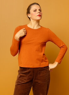 Bianca-trikatopp-orange-Cognac-1