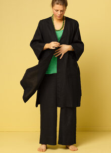 Celeste-kimono--Babar-linnebyxa-svart-2