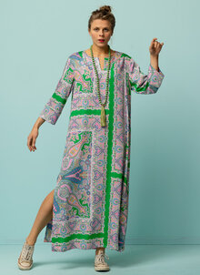 Kaftan-lang-viskosklanning--monstrad-gron-2