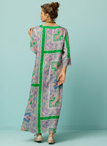 Kaftan-lang-viskosklanning--monstrad-gron-6
