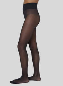Malva-ladder-resistant-Tights--Swedish-Stockings-Black-1